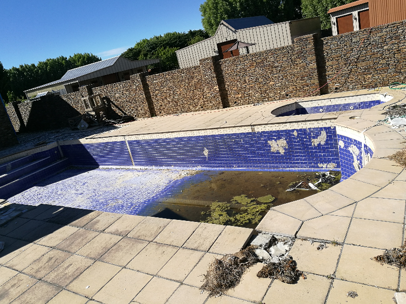 Pool Area - Before