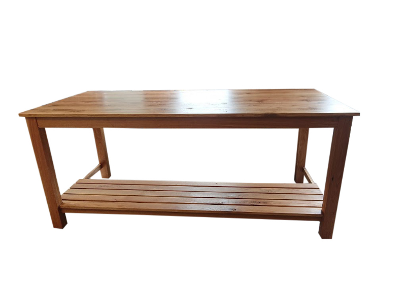 Rustic Oak kitchen island bar